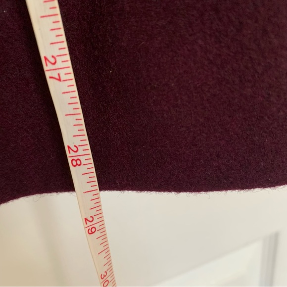 Vintage Rothschild Coat Girls 5 Purple Wool Capelet Collar Dress Velvet - Picture 4 of 8